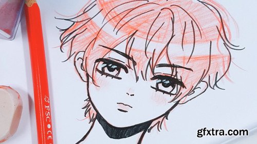 How To Draw A Manga / Anime Styled Portrait: Male Edition