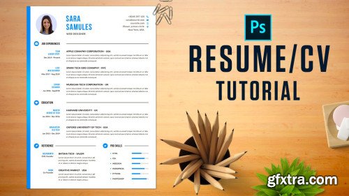 How to Create a Professional Resume Template in Photoshop | In- Depth Tutorial