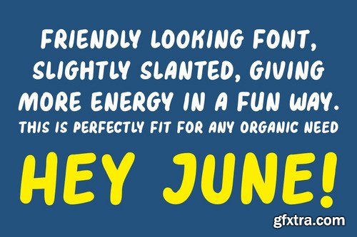 Hey June - Friendly Children Font