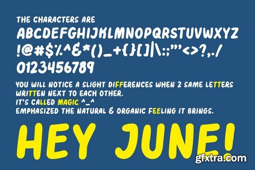 Hey June - Friendly Children Font