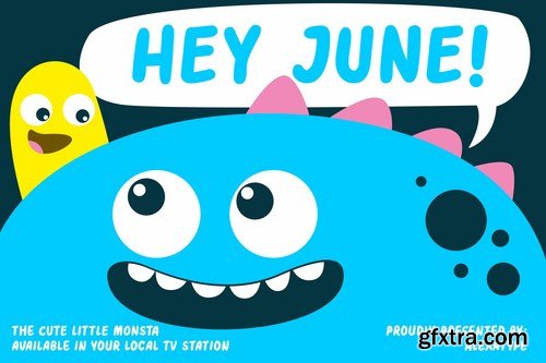 Hey June - Friendly Children Font