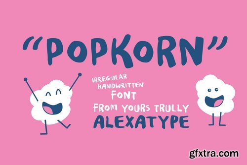 POPKORN- Funky Marker Font