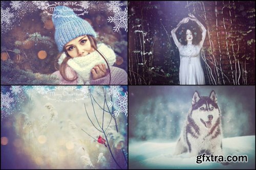 MasterBundles 2500+ Christmas &amp; Winter Overlays Bundle