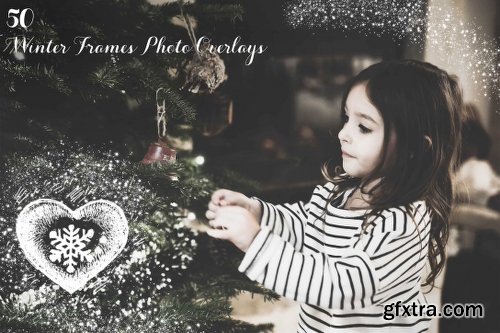 MasterBundles 2500+ Christmas &amp; Winter Overlays Bundle