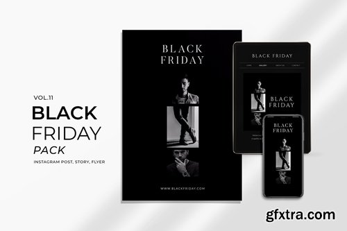 Black Friday Promotion Flyer and Instagram Vol. 11