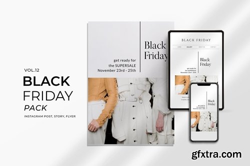 Black Friday Promotion Flyer and Instagram Vol. 11