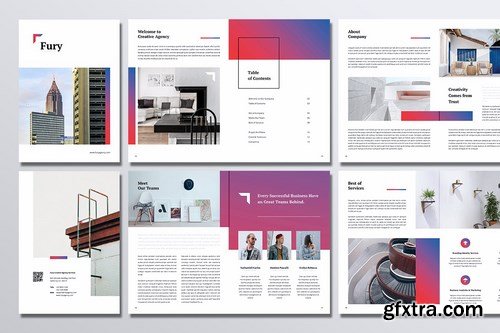 FURY Creative Agency Company Profile Brochures