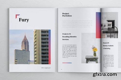 FURY Creative Agency Company Profile Brochures