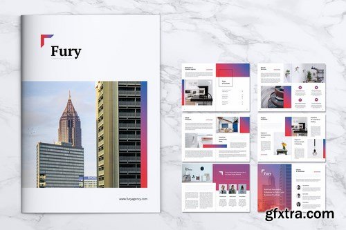 FURY Creative Agency Company Profile Brochures