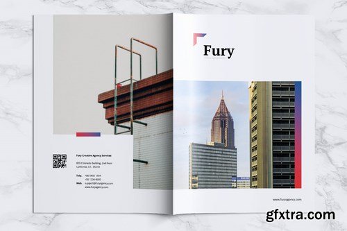 FURY Creative Agency Company Profile Brochures