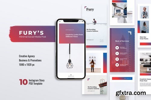 FURY Creative Agency Instagram Stories