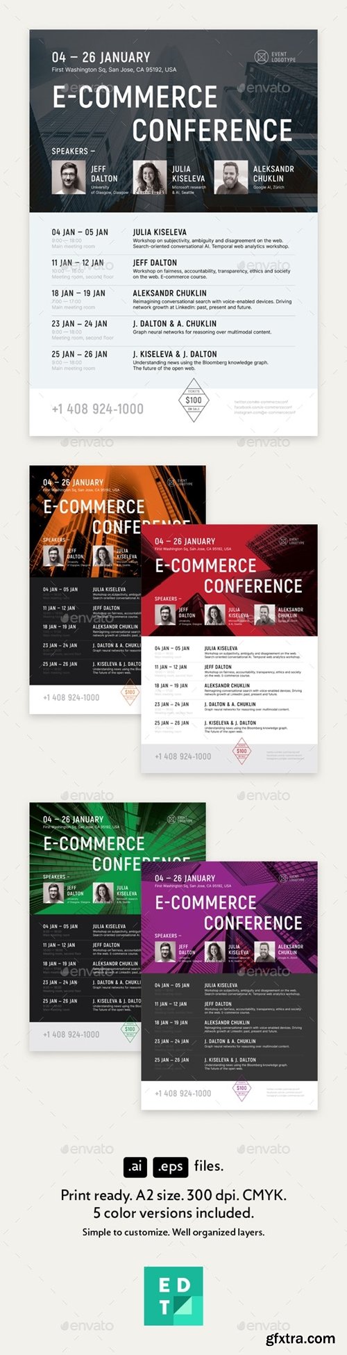 GraphicRiver - Conference Schedule Poster Vol.2 25110038