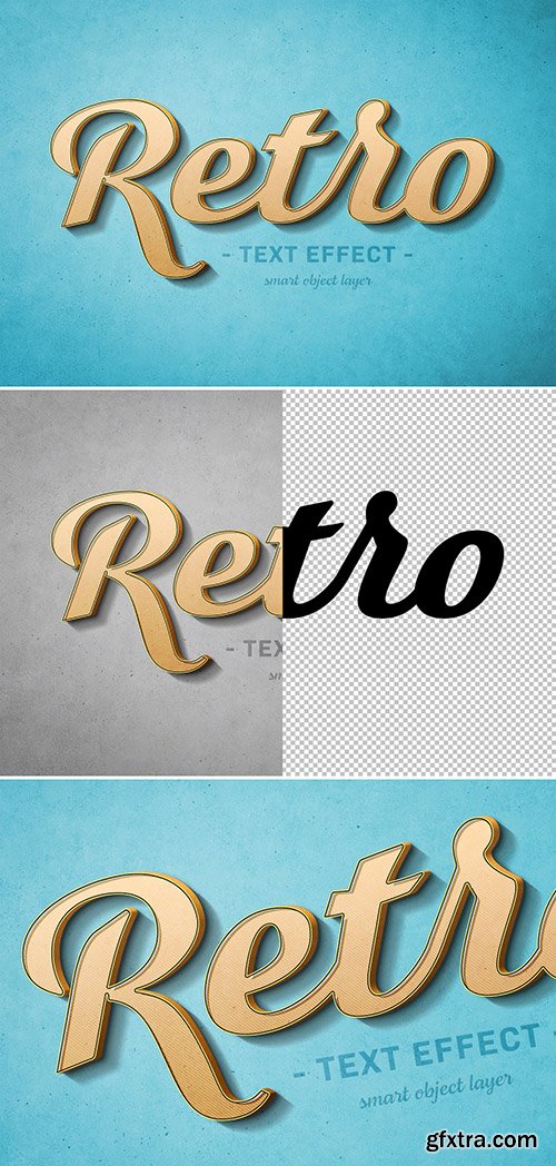 Retro Script Text Effect Mockup 302738577