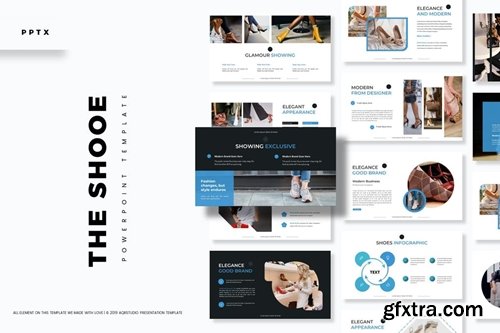 The Shooe Powerpoint, Keynote and Google Slides Templates