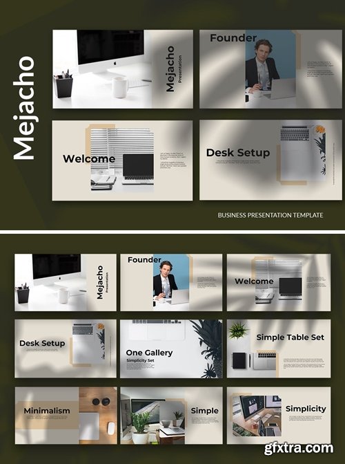 Mejacho - Multipurpose Powerpoint, Keynote and Google Slides Templates