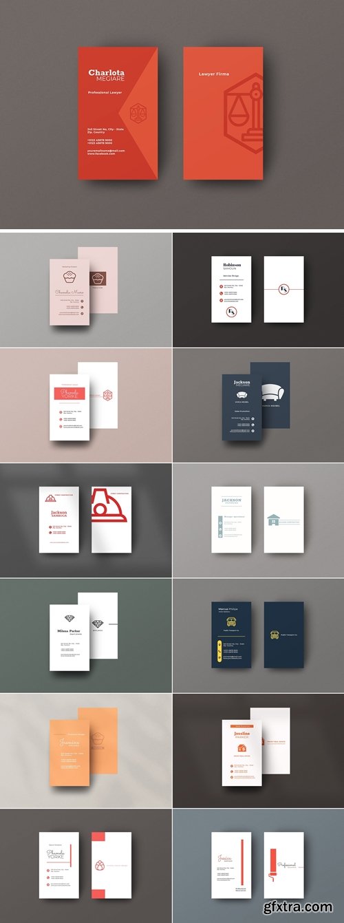 Vertical Business Card Bundle