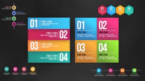 Videohive - Infographic Animated Lists