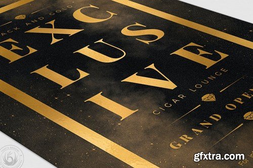 Black and Gold Flyer Template V14