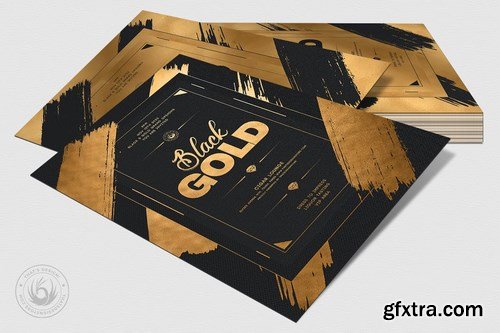 Black and Gold Flyer Template V15