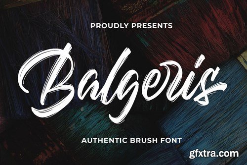 Balgeris - Authentic Brush Font