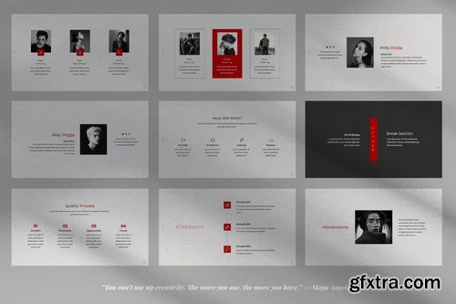 Oxygen Creative Business Powerpoint Google Slides and Keynote Templates