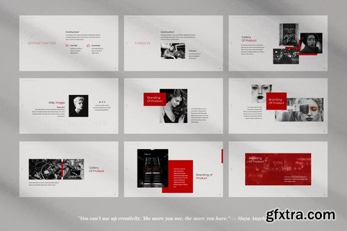 Oxygen Creative Business Powerpoint Google Slides and Keynote Templates