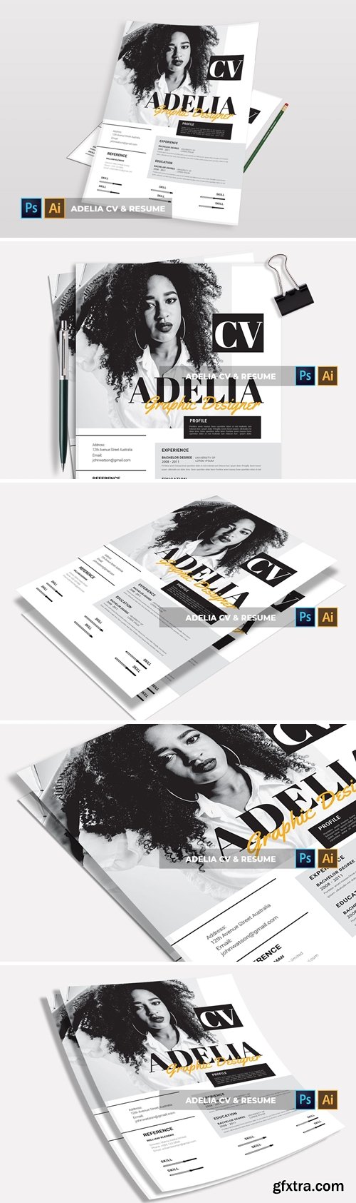 Adelia | CV & Resume