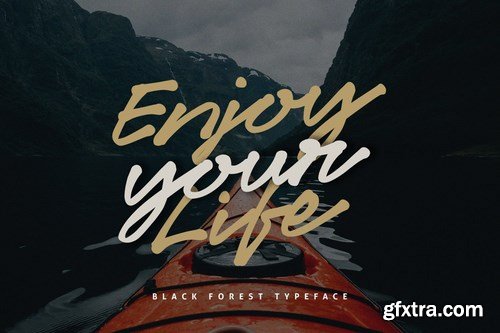 Black Forets Typeface Font