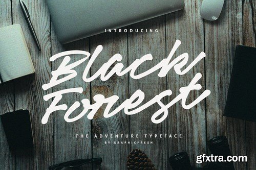 Black Forets Typeface Font