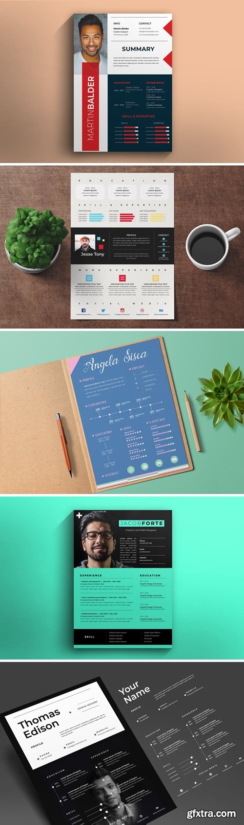 Clean CV Resume Bundle 2