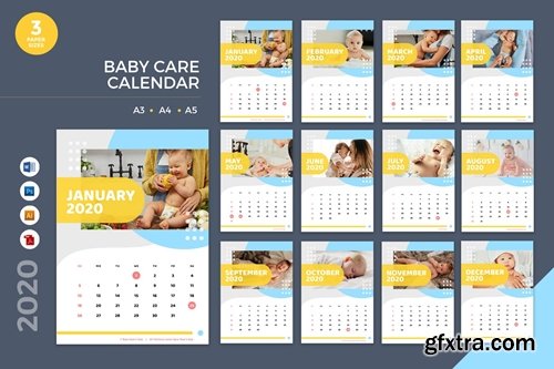 Baby Care Calendar 2020 Calendar