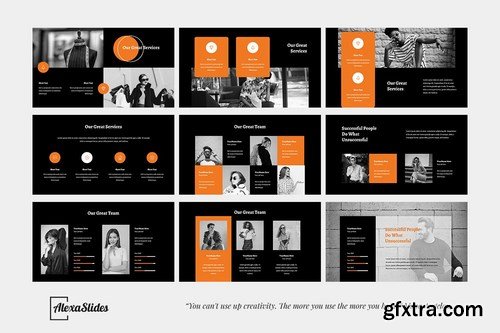 Guesty - Black Powerpoint Google Slides and Keynote Templates