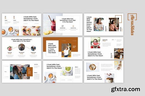 Mera - Food Powerpoint Google Slides and Keynote Templates