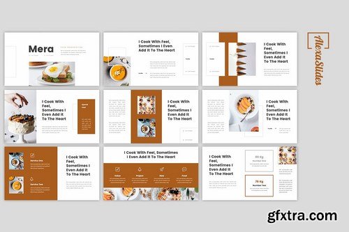 Mera - Food Powerpoint Google Slides and Keynote Templates