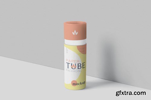 Paper Tube Packaging Mockup Set - Slim