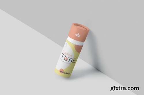 Paper Tube Packaging Mockup Set - Slim