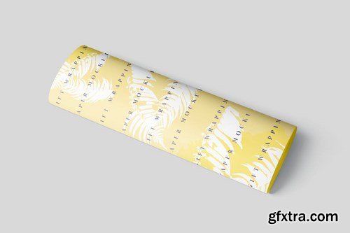 Gift Wrapping Paper Mockup Set