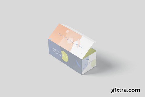 Package Box Mock-Up Set - Wide Rectangle