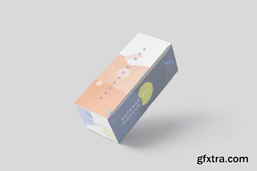 Package Box Mock-Up Set - Wide Rectangle