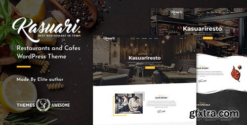 ThemeForest - Kasuari v1.4 - Restaurants and Cafes WordPress Theme - 21158182