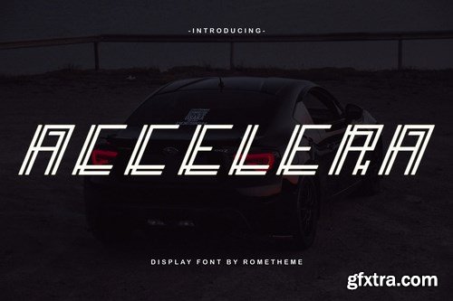 Accelera - Display Font DR