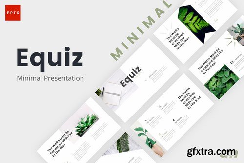 Equiz Minimal Powerpoint Google Slides and Keynote Templates