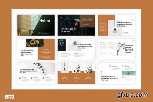 Heina Minimal Powerpoint Google Slides and Keynote Templates