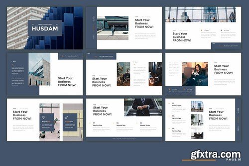 Husdam Business - Powerpoint Google Slides and Keynote Templates