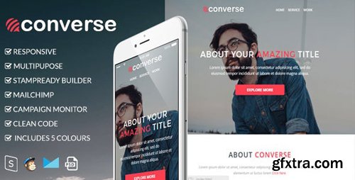 ThemeForest - Converse v1.0 - Responsive Email Template (Update: 6 October 16) - 17701763