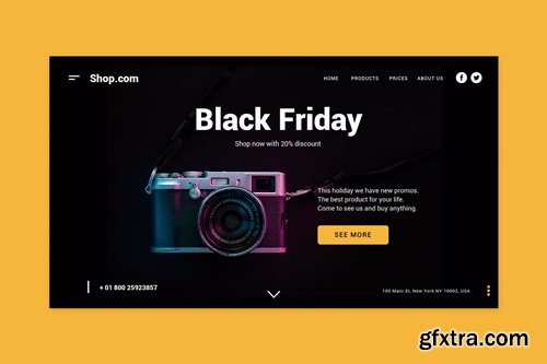 Black Friday Shopping - Landing Page
