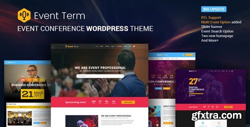 ThemeForest - Event Term v4.0.7 - Multiple Conference WordPress Theme - 18645607