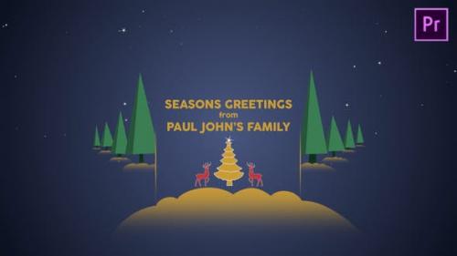 Videohive - Parallax Christmas Greetings - Premiere Pro