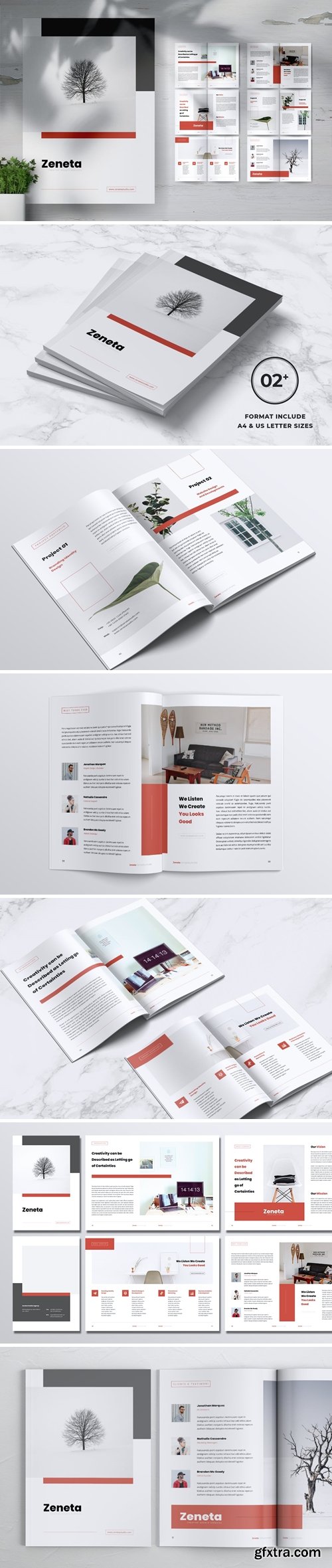 ZENETA Creative Agency Company Profile Brochures