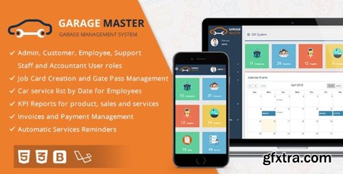 CodeCanyon - Garage Master - Garage Management System (Update: 4 July 19) - 22652605